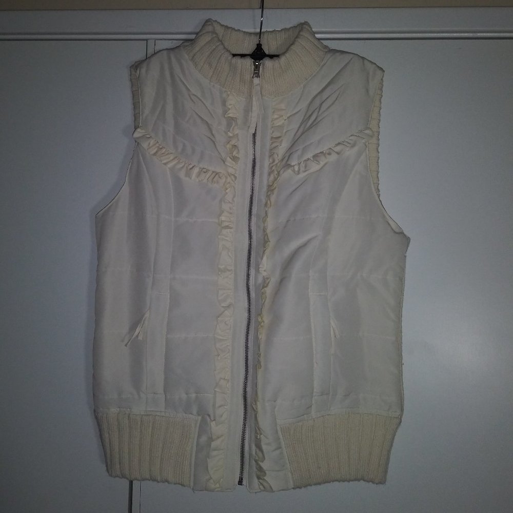 I.N. Studio, Vest, Ivory, Sixe XL, NWOT